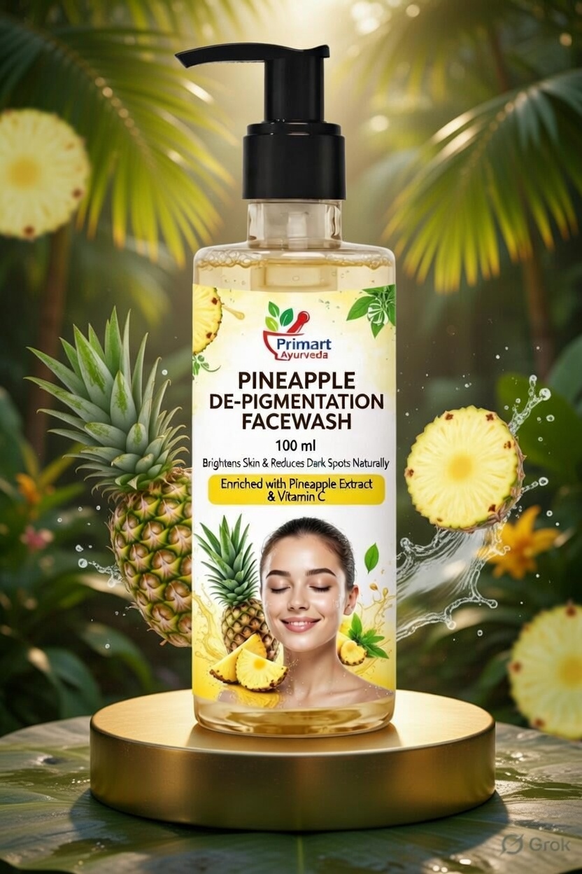PINE APPLE DE-PIGMENTATION FACEWASH