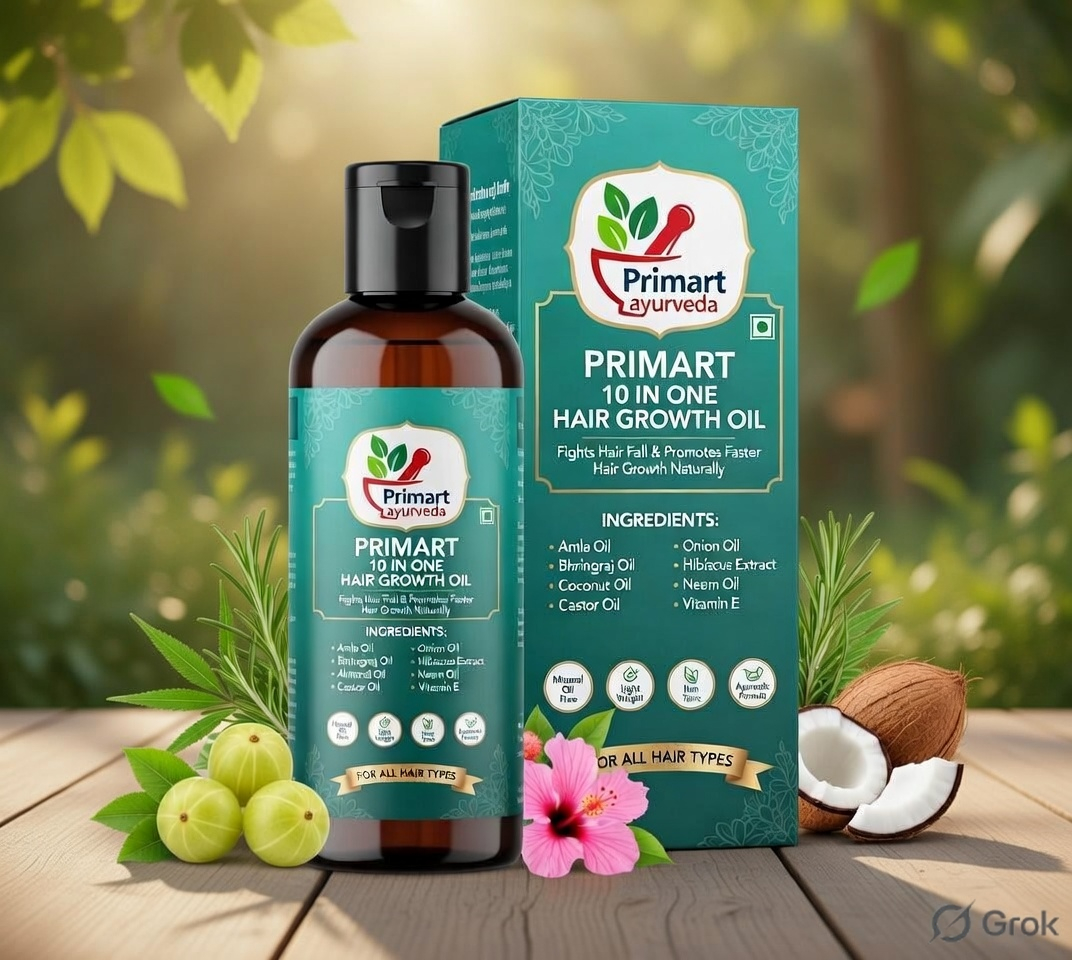 PRIMART 10 IN HAIR OIL